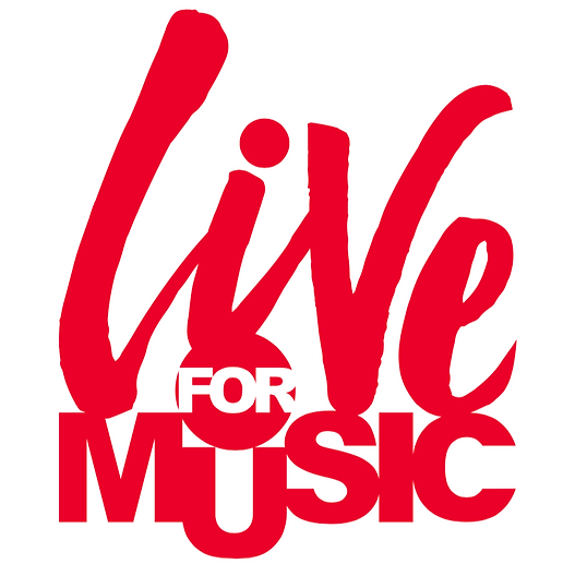 live for music logo